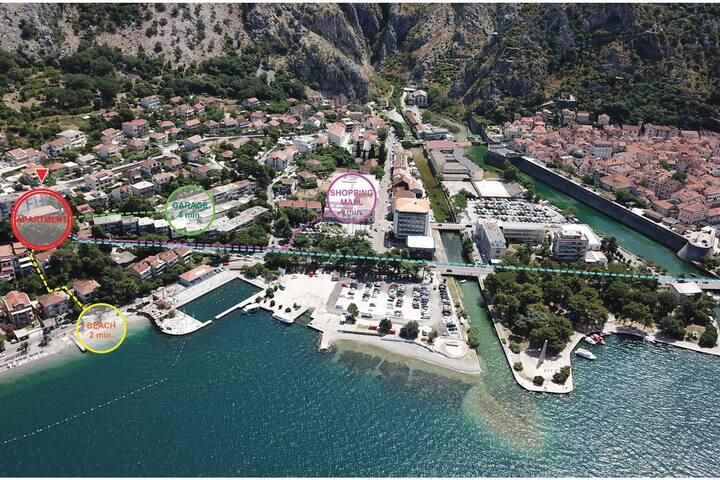 Апартаменты Central Viola lux apartment with sea view Котор-6